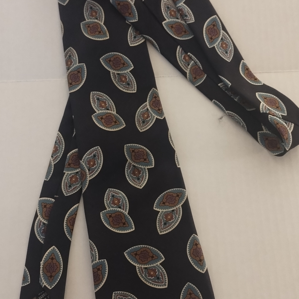 Christian Dior Monsieur Paisley Tie Black 100% Silk
